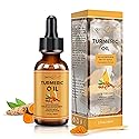 DERMAXGEN Organic Turmeric Oil for Skin Lightening - Turmeric Face Oil for Dark Spots, Anti-Aging & Hydrating Dry Skin - Glow Moisturizer for Face
