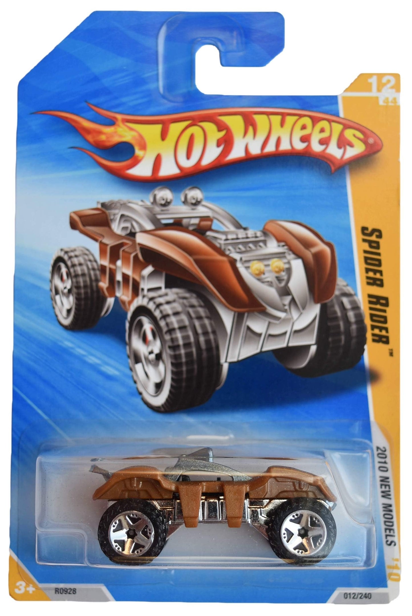 Hot Wheels Spider Rider, 2010 New Models '10 12/44 [Gold] 12/240