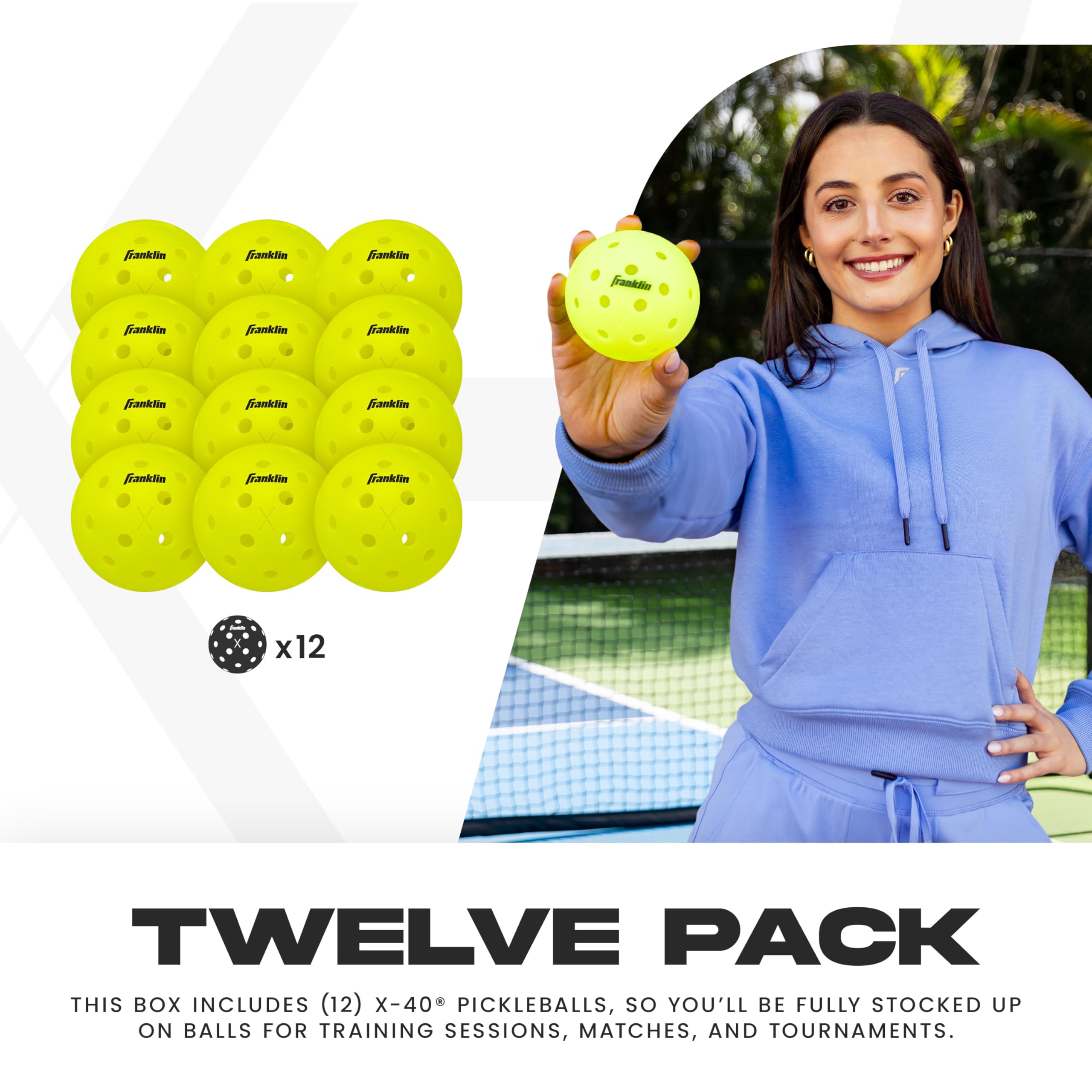 Franklin Sports X-40 Pickleball - Thumbnail 5