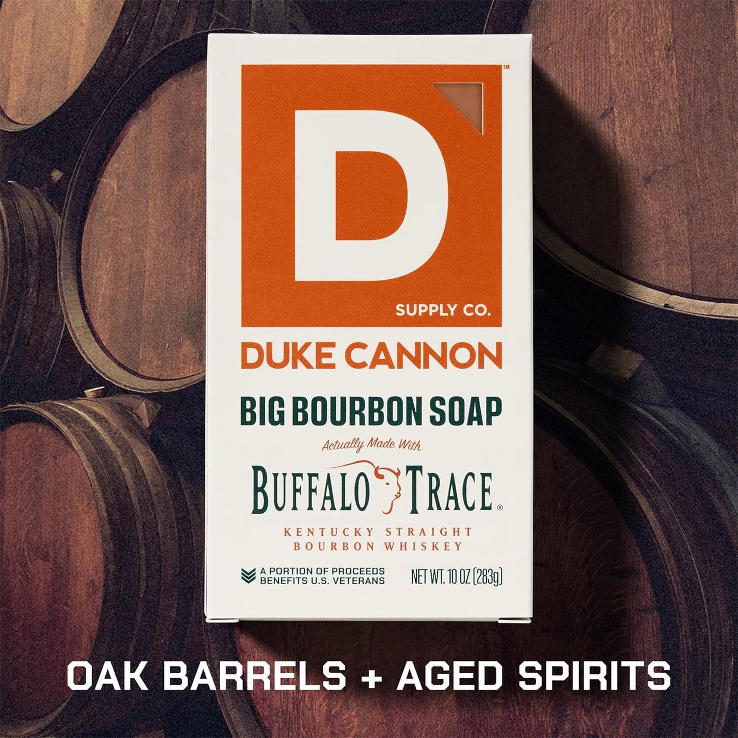 Duke Cannon Supply Co. Extra Large Bar Soap - Men's Natural Bar Soap With A Masculine Scent - Big American Bourbon Scented - All Skin Types