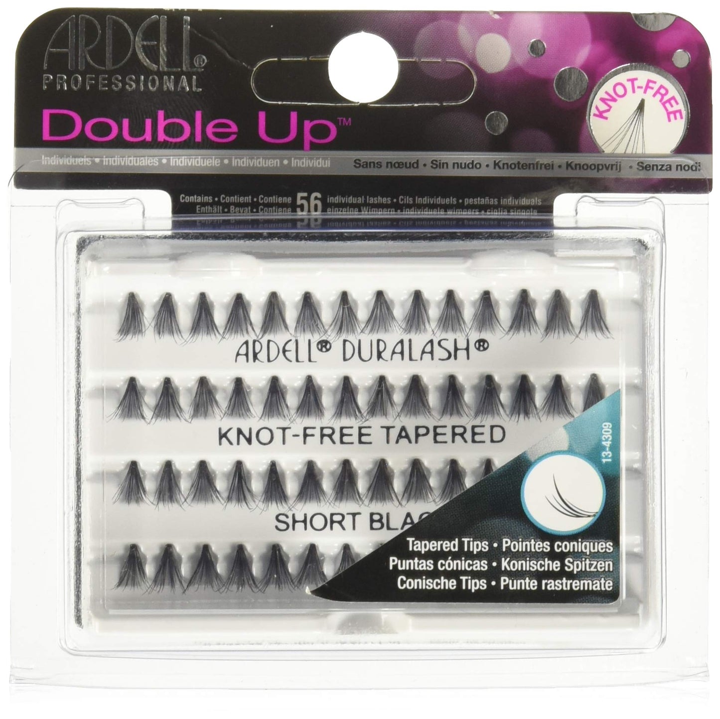 Double Up Soft Touch Knot-Free Short Black