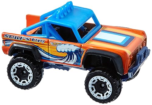HOT WHEELS SURF UP 5/5, ORANGE CUSTOM FORD BRONCO 140/365
