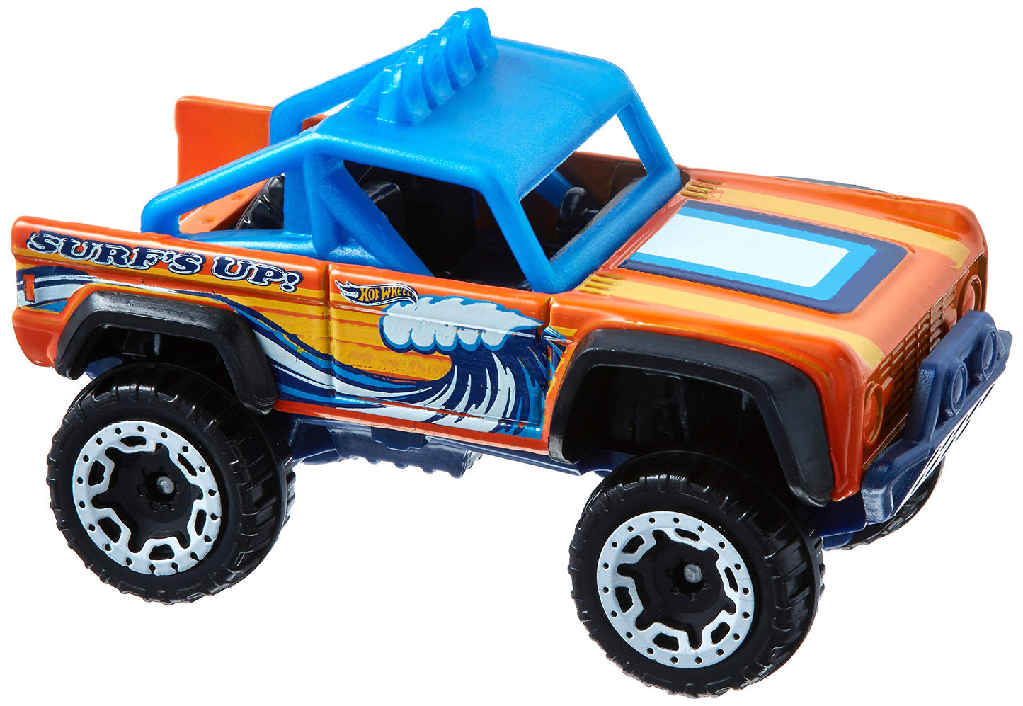 HOT WHEELS SURF UP 5/5, ORANGE CUSTOM FORD BRONCO 140/365