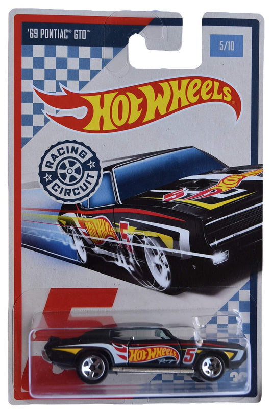 Hot Wheels Racing Circuit '69 Pontiac GTO 5/10, Black