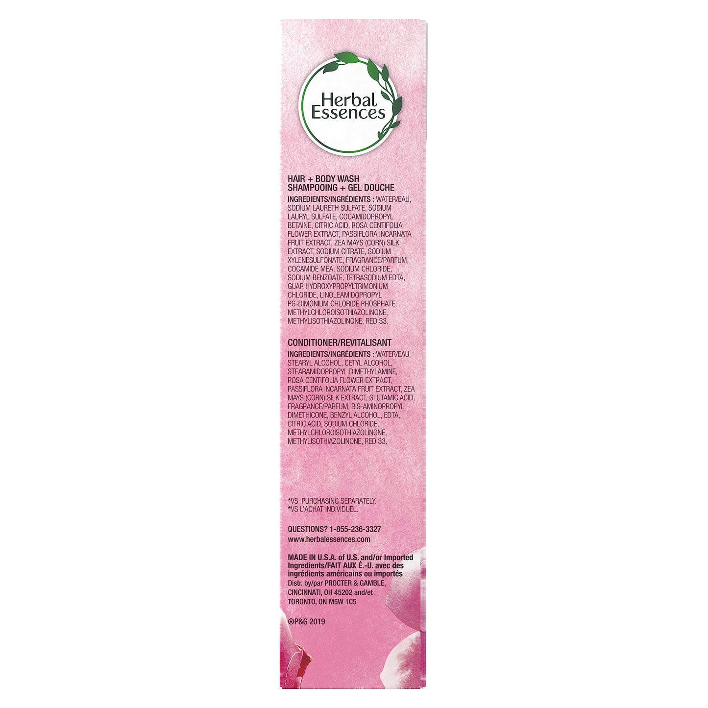 Herbal Essences Color Me Happy Shampoo & Conditioner Bundle Pack, 6.329 Fl Oz