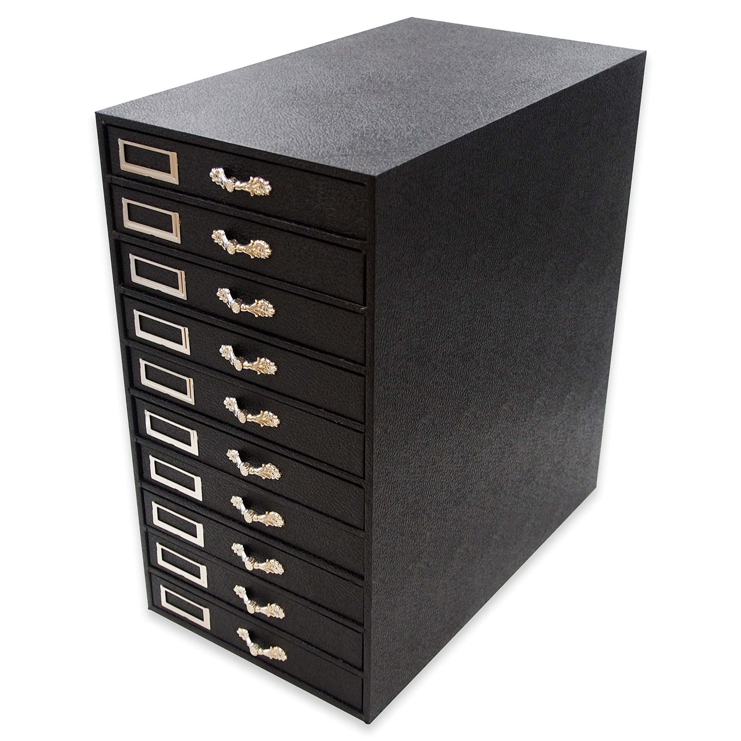 888 Display USA, Inc Jewelry Tray Storage Organizer with identification slots with 10 removable drawers.