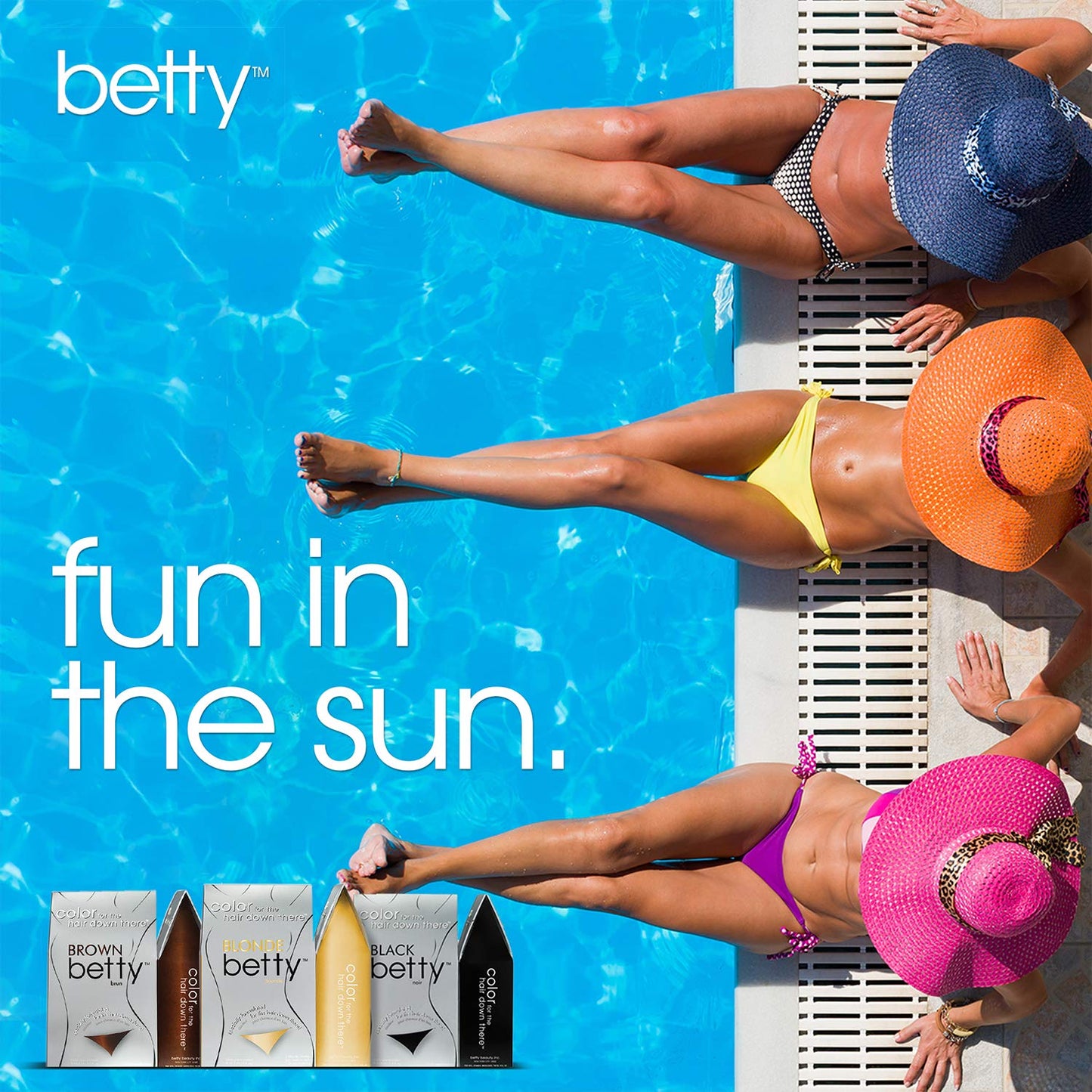 Betty Beauty Blonde Betty - Color for the Hair Down There Hair Coloring Kit