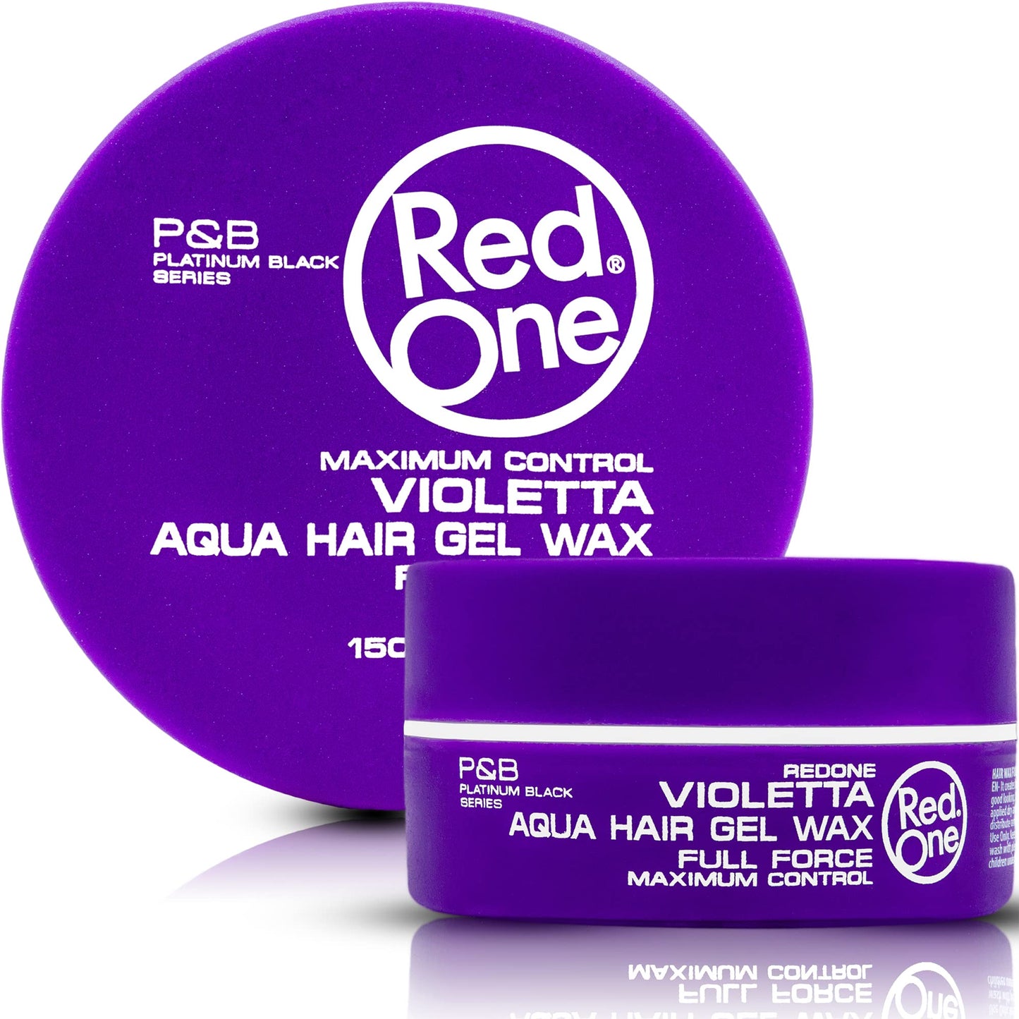 Redone Hair Styling Wax Violetta 150ml | Strong Hold & High Shine Gel Wax for Men & Women | Lavender Scent | Long Lasting Edge Control & Wet Look Hair