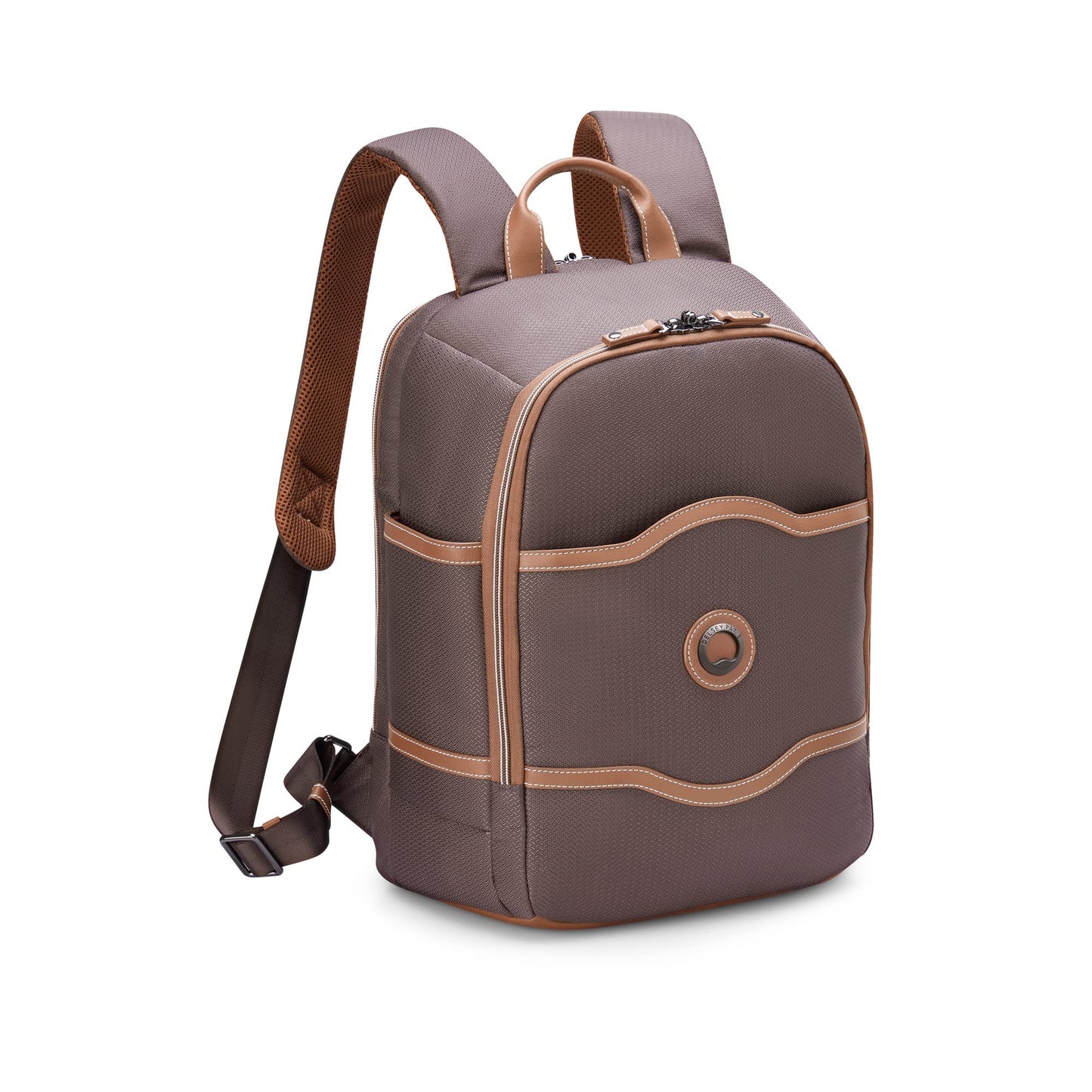 DELSEY PARIS Chatelet 2.0 Travel Laptop Backpack, Chocolate Brown
