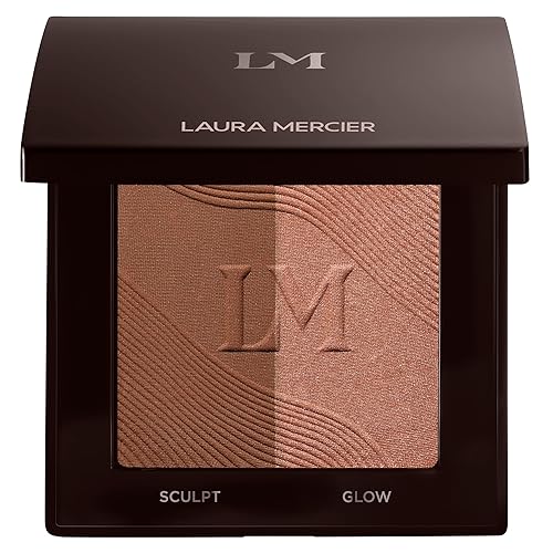 Laura Mercier Bronze Color Infusion, 12HR Long Wear, Talc-Free Bronzer Powder, Skin-Smoothing, Lightweight and Breathable, Natural Glow, Blurred