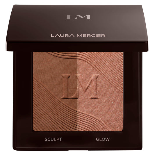 Laura Mercier Bronze Color Infusion, 12HR Long Wear, Talc-Free Bronzer Powder, Skin-Smoothing, Lightweight and Breathable, Natural Glow, Blurred