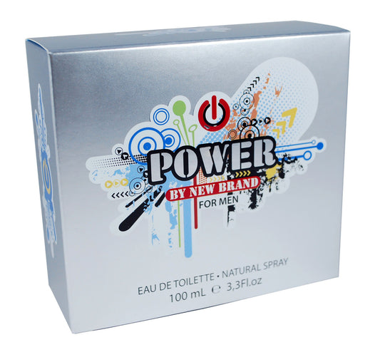 New Brand Power Men 3.4 Oz Eau De Toilette Men Perfume Beauty & Personal Care New Brand
