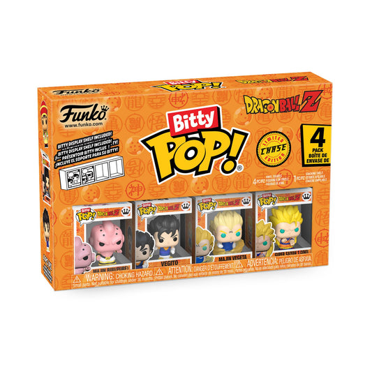 Funko Bitty POP Dragon Ball Z - Kid Buu, 4-Pack and A Surprise Mystery Mini Figure - 0.9 Inch (2.2 Cm) - Dragon Ball Collectable - Stackable Display…