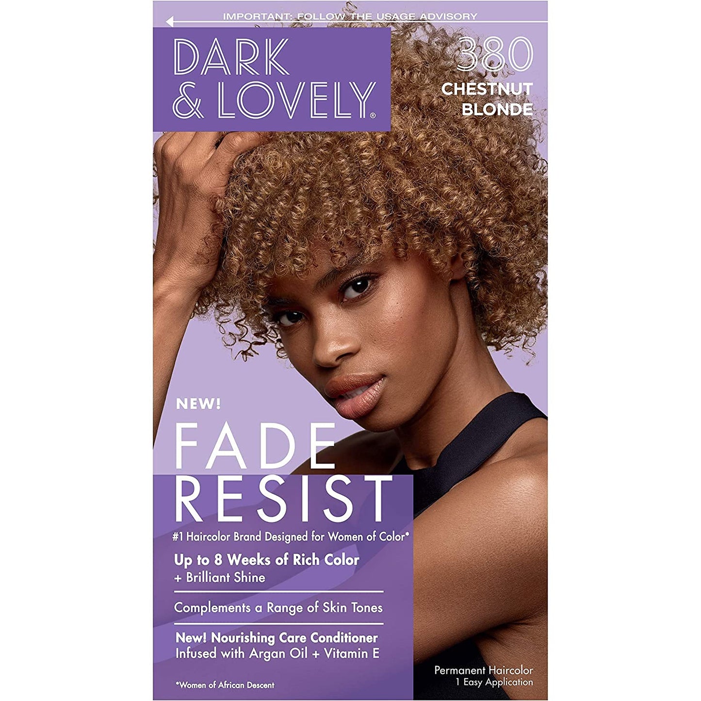 Dark & Lovely Color #380 Chestnut Blonde (Pack of 6)