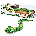 Robo Alive Slithering Snake Series 3 Green by ZURU Battery-Powered Robotic Light Up Reptile Toy That Moves (Green),7150B