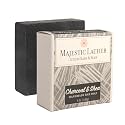Majestic Lather Activated Charcoal & Shea Butter Luxury Bar Soap for Face, Body, Oily & Sensitive Skin, Eczema, Psoriasis and ACNE. Purifying