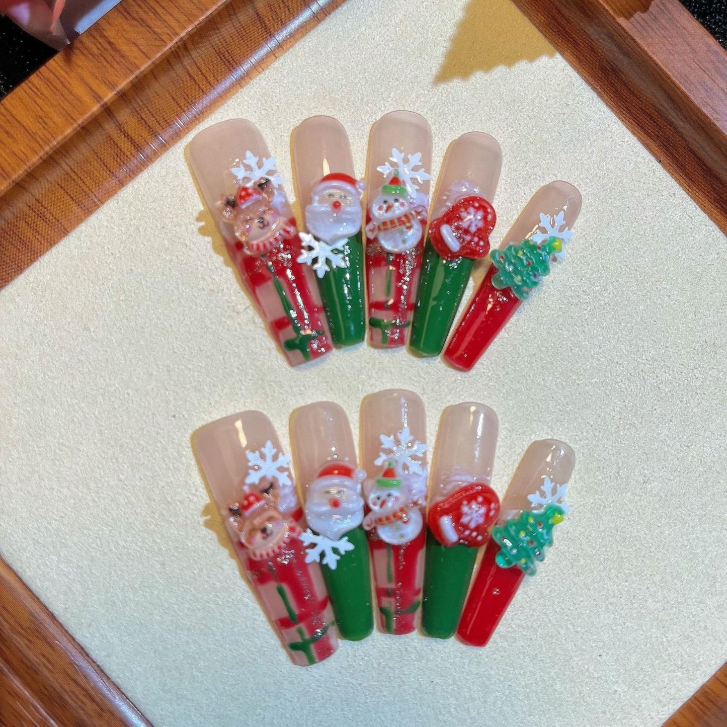 Christmas cartoon snowman, cute reindeer wearing armor Beauty & Personal Care KCHESXUXY