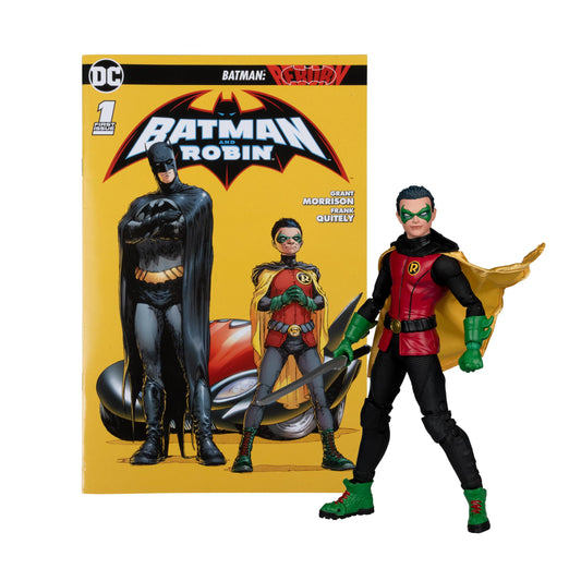 McFarlane Toys - DC Direct Page Punchers Robin (Batman: Reborn) 7in Figure with Comic