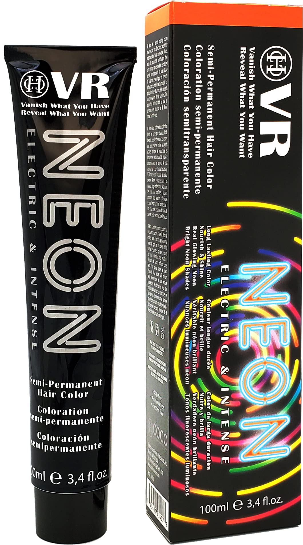 Cocohoney VR Semi-Permanent Hair Color | Vegan, Cruelty-Free | Long-Lasting Glowing Shades | Nourishing & Shining (911 Lava Orange)