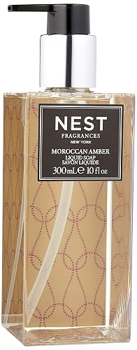 NEST Fragrances Scented Liquid Hand Soap- Moroccan Amber , 10 Fl Oz