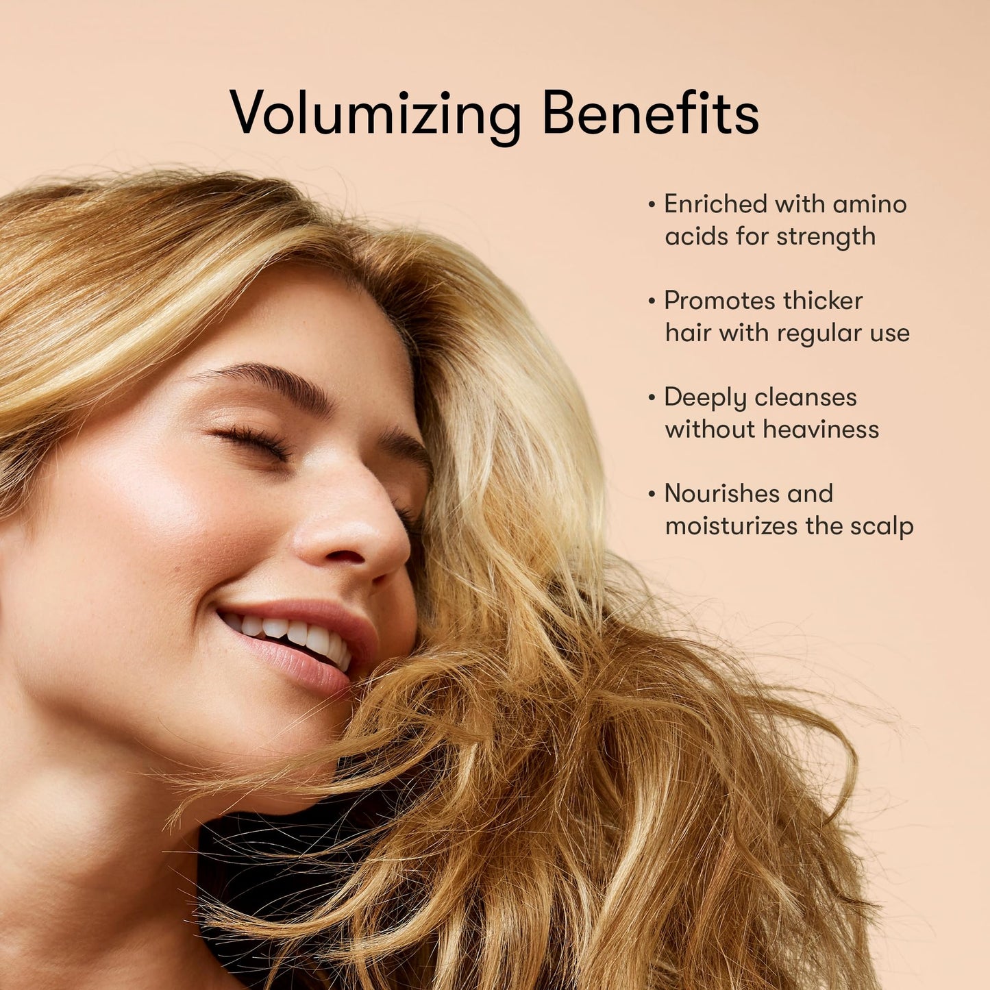 Odele Volumizing Sulfate-Free Shampoo & Conditioner Set, Adds Moisture, Shine, and Fullness for Straight or Wavy Hair Types, 13 Fl Oz Each (2-Pack)