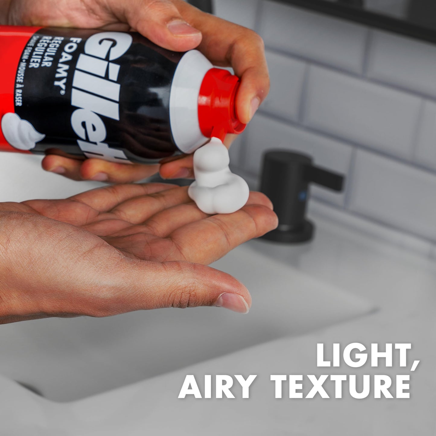 Gillette Foamy Classic Shave Foam for Men, Protection Against Shaving Irritation, Quick and Smooth Shave, shaving cream, 14.9 Oz Beauty and Personal Care Gillette