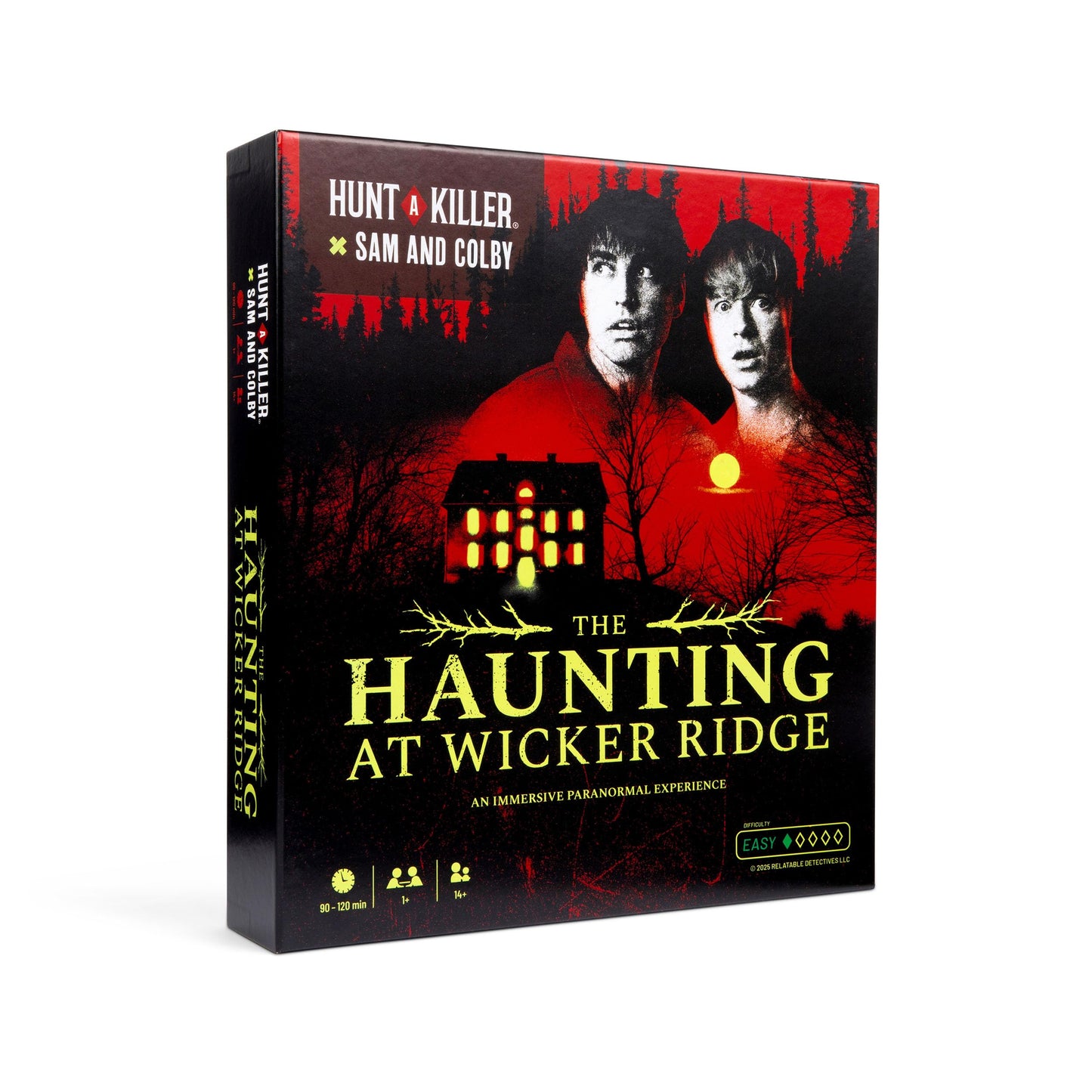 Hunt A Killer x Sam and Colby: The Haunting at Wicker Ridge - Immersive Paranormal Mystery Game, 90-120 Min Playtime, Ages 14+, Perfect for Fans of…