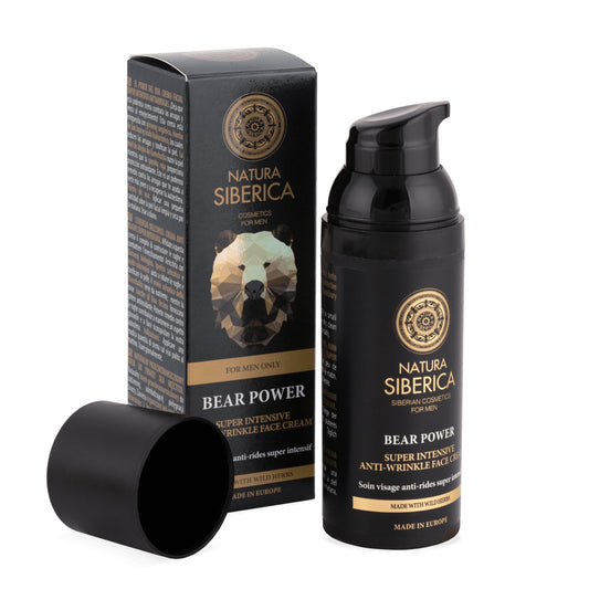 Natura Siberica For Men Only Bear Super Intensive Power Anti-Wrinkle Face Cream 50Ml