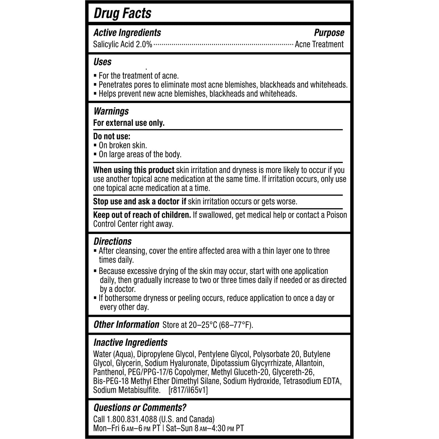 Paula's Choice CLEAR Anti-Redness Exfoliating Solution, 2% Salicylic Acid Liquid Exfoliant for Face, Face Exfoliant for Mild to Severe Acne