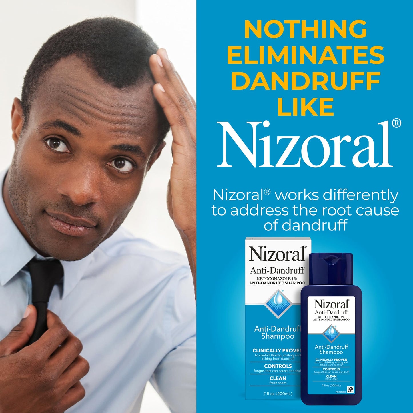 Nizoral Anti-Dandruff Shampoo with 1% Ketoconazole, Fresh Scent, 7 Fl Oz Beauty and Personal Care Nizoral