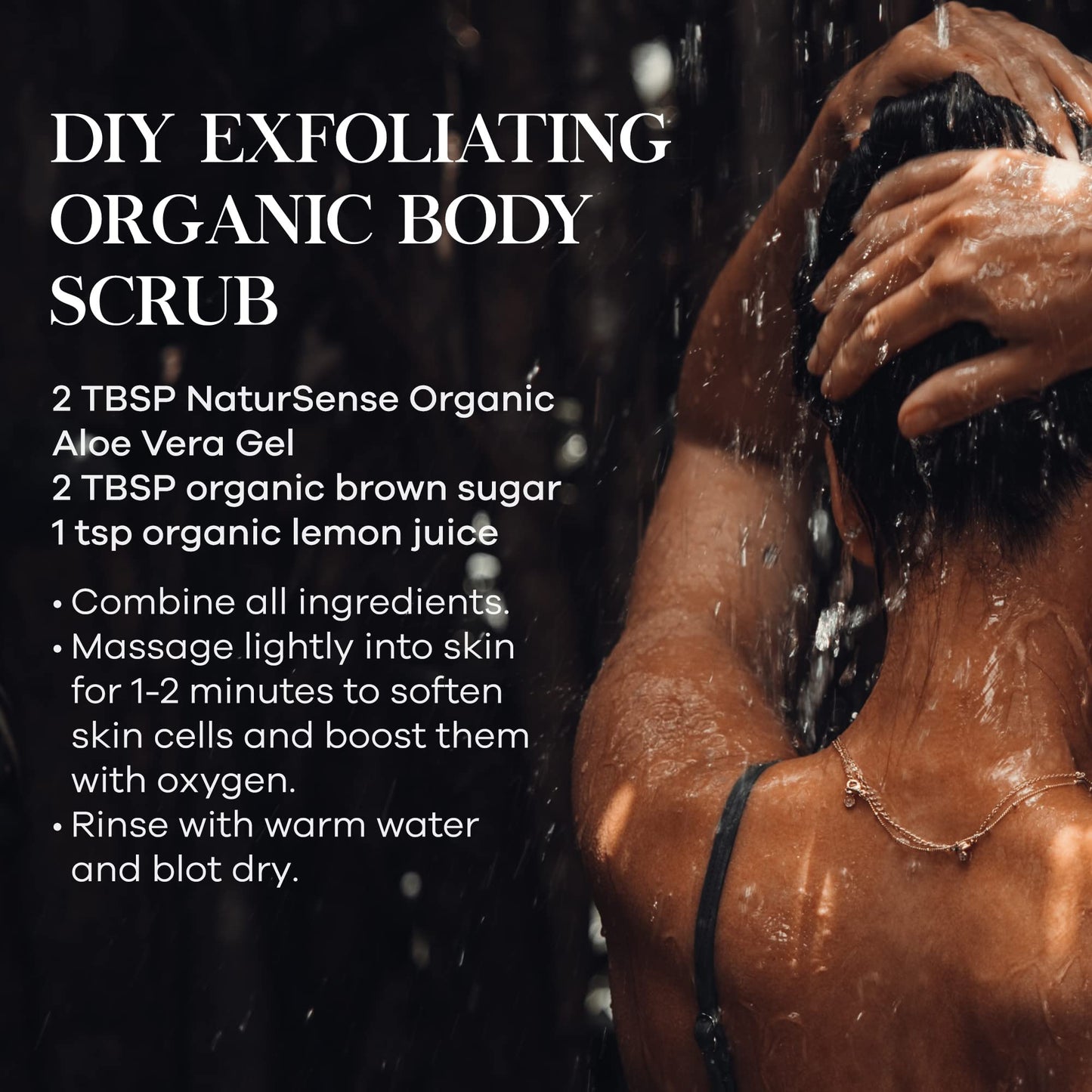 NaturSense USDA Organic Aloe Vera Gel from 100% Pure Aloe. Deep Hydration, Effective Moisturizing. Great for Hair, Scalp, Face, Dry Skin, Acne