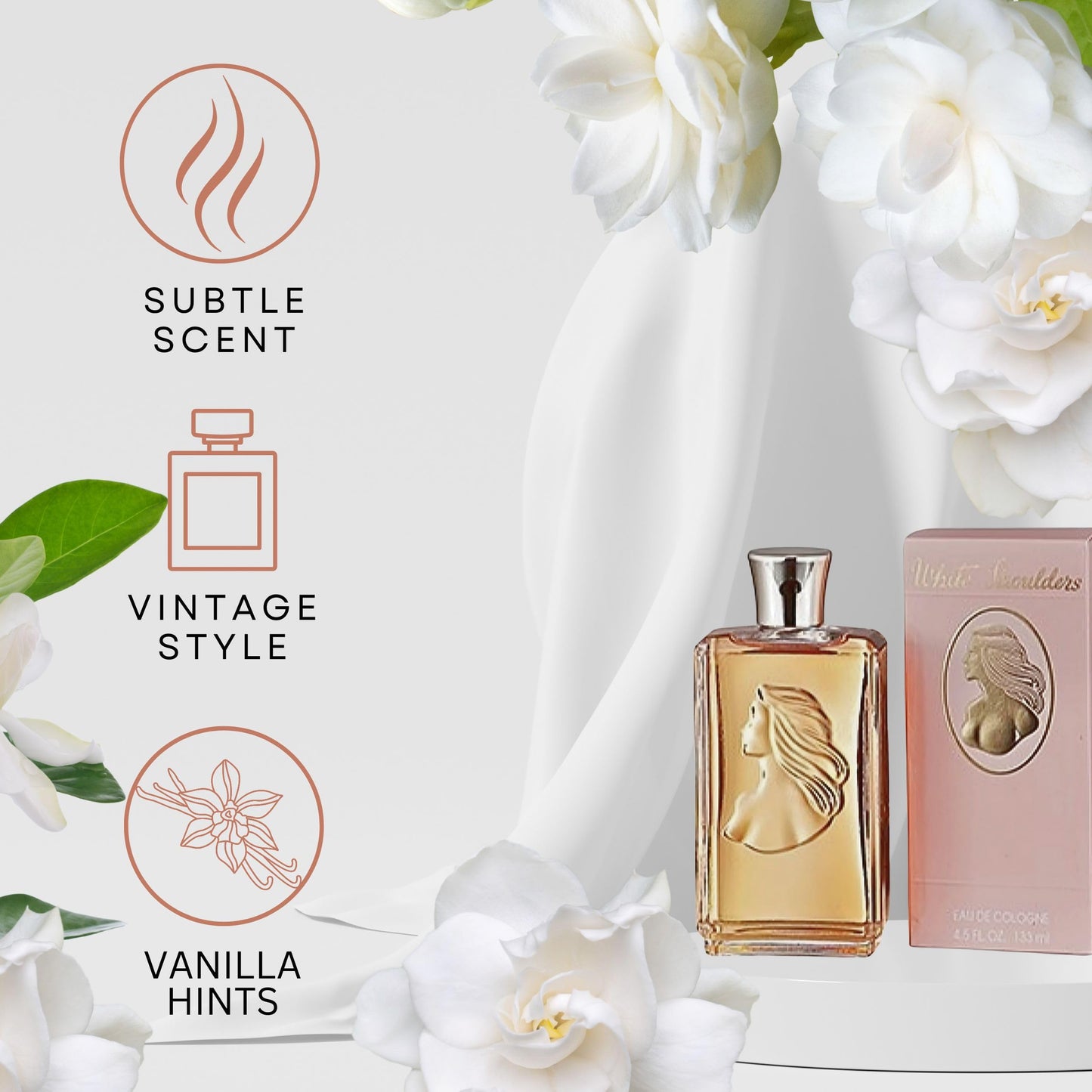 White Shoulders By Evyan For Women. Eau De Cologne 4.5 oz