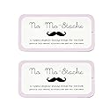No Mo-Stache 2 Pack Wax Strips - 40 Count Value Pack Waxing Strips for Long Term Hair Waxing