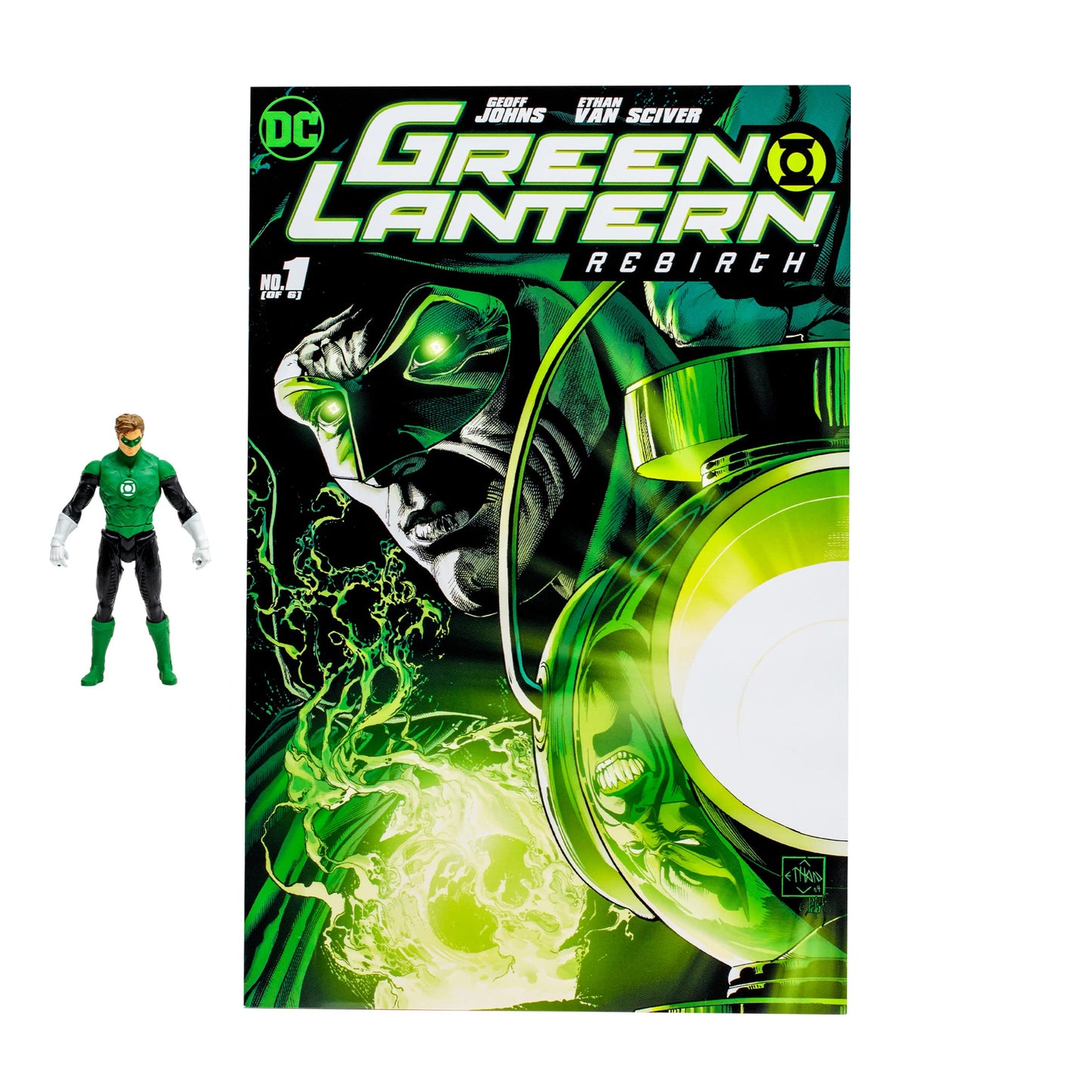 McFarlane Toys - DC Direct - 3IN Figure with Comic WV2 - Green Lantern (HAL Jordan)