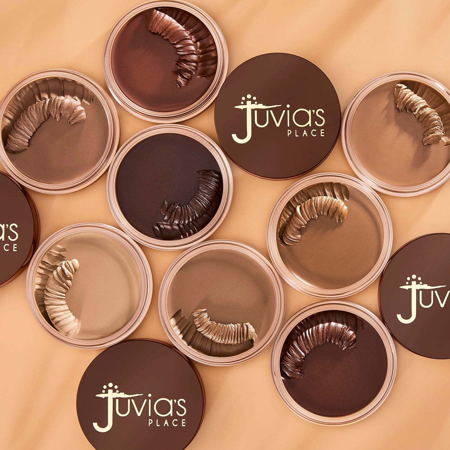 Juvia's Place Bronzed Cream Bronzer - Nutmeg - Smooth Cream Bronzer Pot for Sun-Kissed Glow & Warmth, Buildable & Blendable Makeup Contour