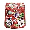 Anuschka Women’s Original Leather Hand-Painted Backpack, Crimson Garden
