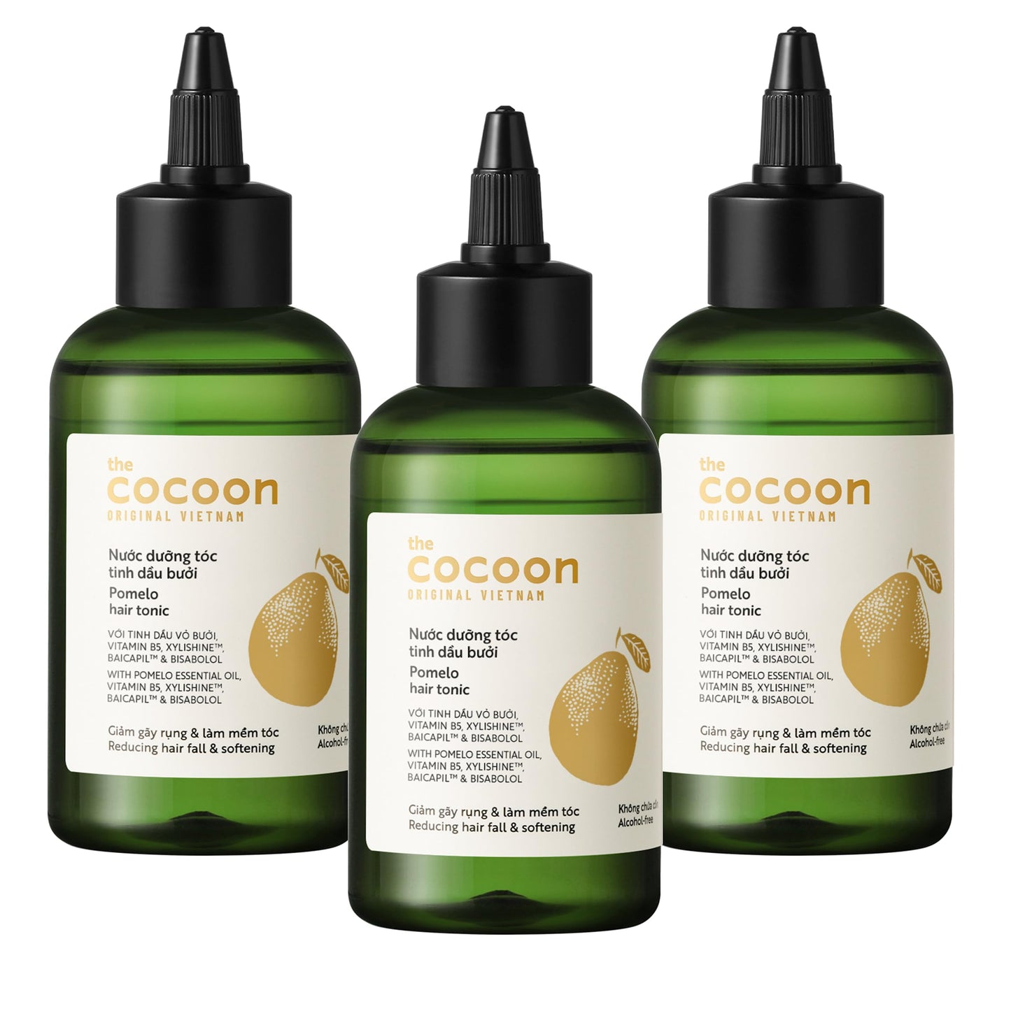 Cocoon Pomelo Oil Hair Tonic. 100% Vegan Scalp Serum Treatment for Thinning, Damaged & Breakage Hair | Soften, Reduce Hair Loss & Promote Hair Growth