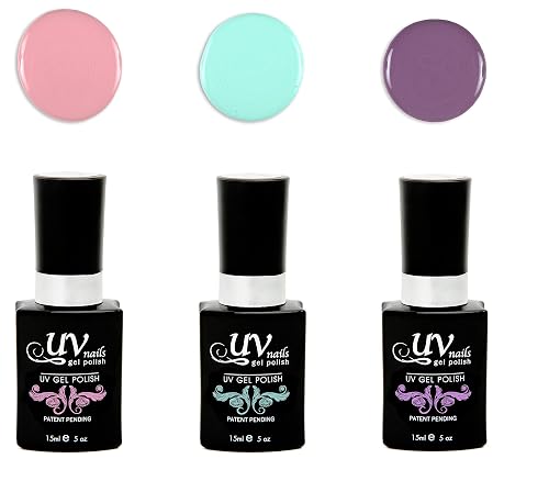 UV-Nails Selene Set of 3 UV or LED gel polish Beauty & Personal Care UV-NAILS