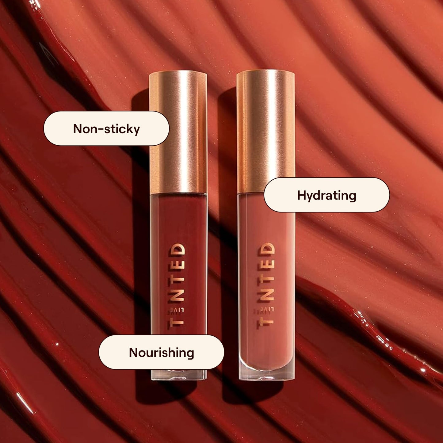 Live Tinted Huegloss High-Shine Lip Gloss - Hydrating, Non-Sticky, Moisturizing Lip Gloss with Hyaluronic Acid, Coconut Oil, and Shea Butter For a