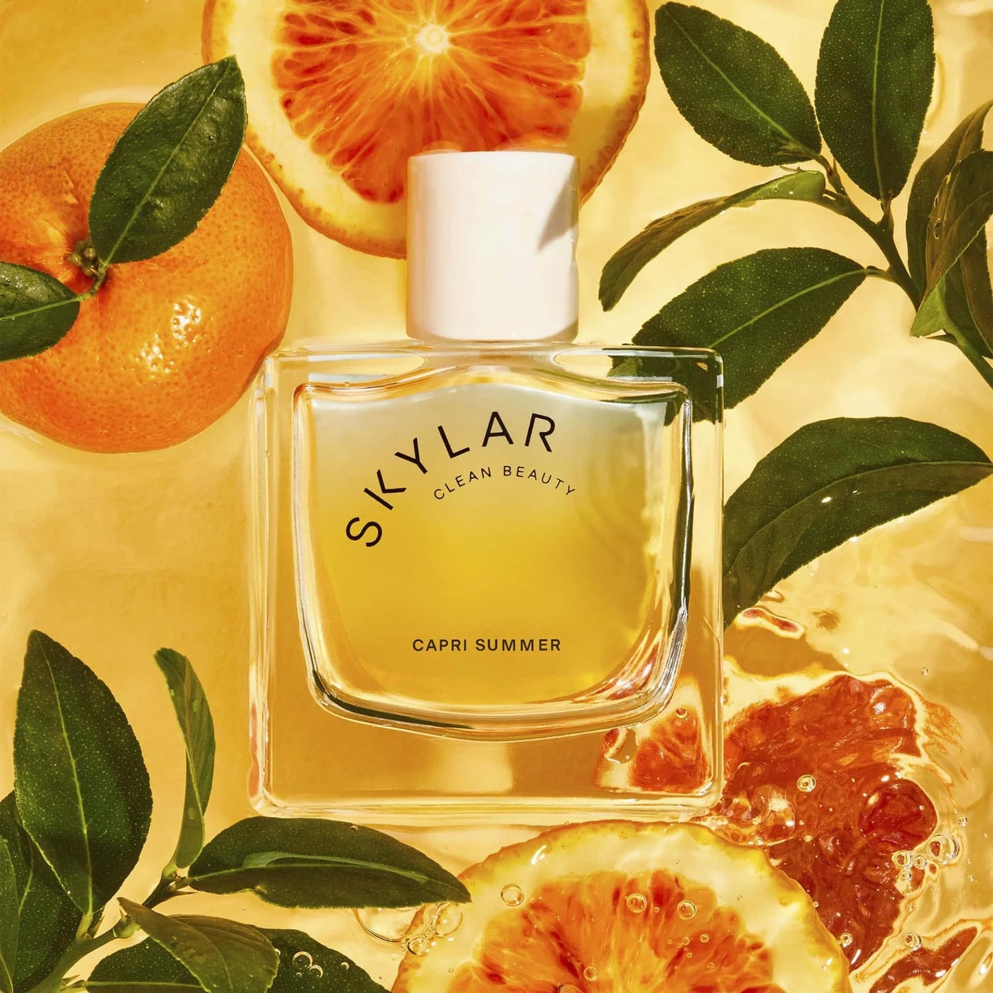 Skylar Capri Summer Eau de Parfum - Hypoallergenic & Clean Perfume for Women & Men, Vegan & Safe for Sensitive Skin - Fruity Citrus Perfume, Bergamot