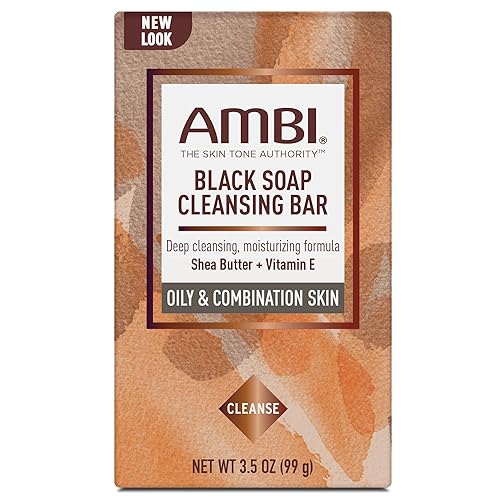 Ambi Cleansing Bar Soap Black With Shea Butter 3.5oz