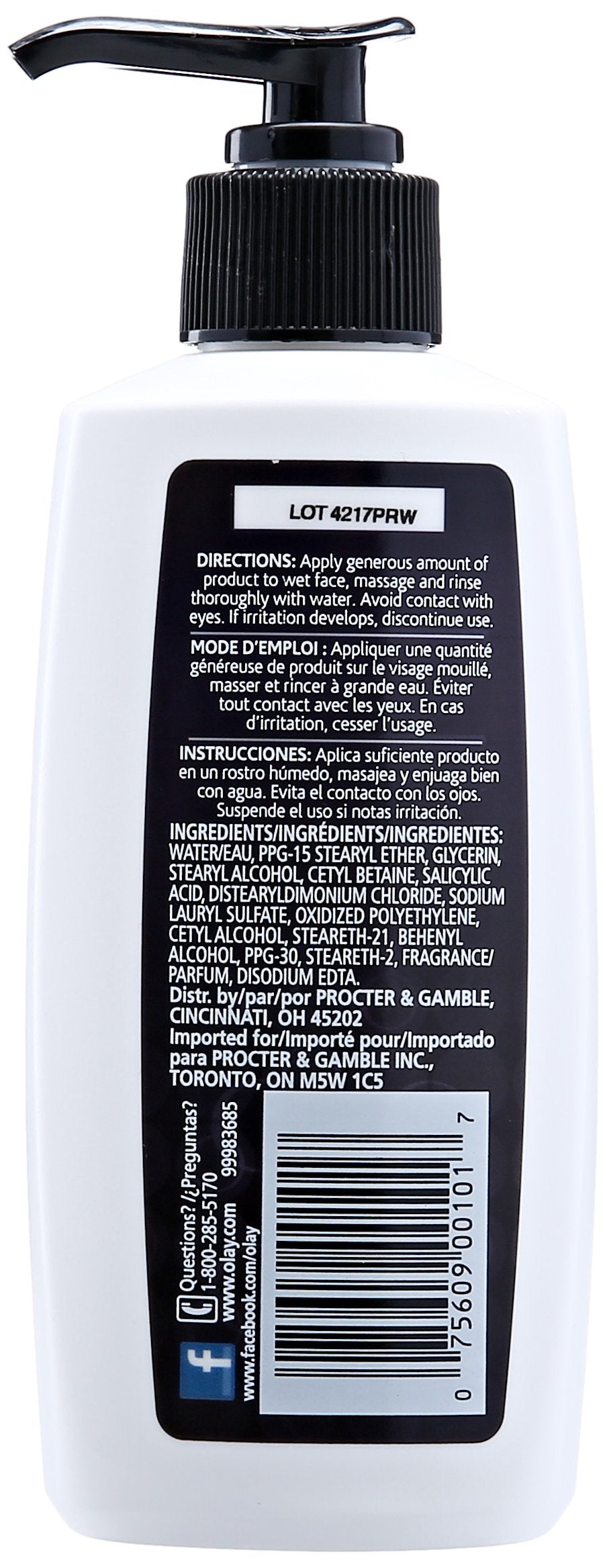 Olay Age Defying Daily Renewal Cleanser, 6.78 oz