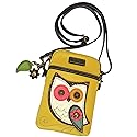 Chala Owl Cellphone Crossbody Handbag - Convertible Strap