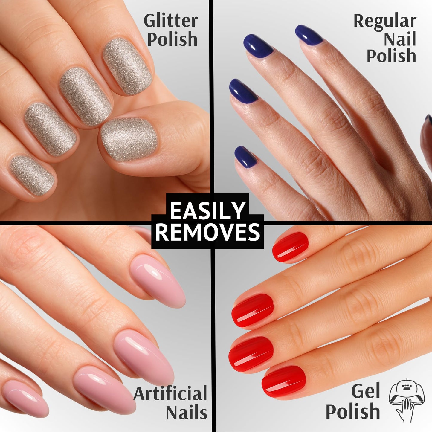 Pronto 100% Acetone Gel Nail Polish Remover for Nails | Removal of Glue, Acrylic & Dip | 4 Fl Oz Beauty and Personal Care Pronto