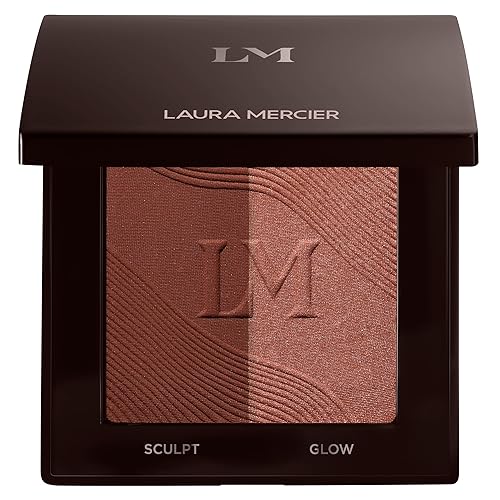 Laura Mercier Bronze Color Infusion, 12HR Long Wear, Talc-Free Bronzer Powder, Skin-Smoothing, Lightweight and Breathable, Natural Glow, Blurred