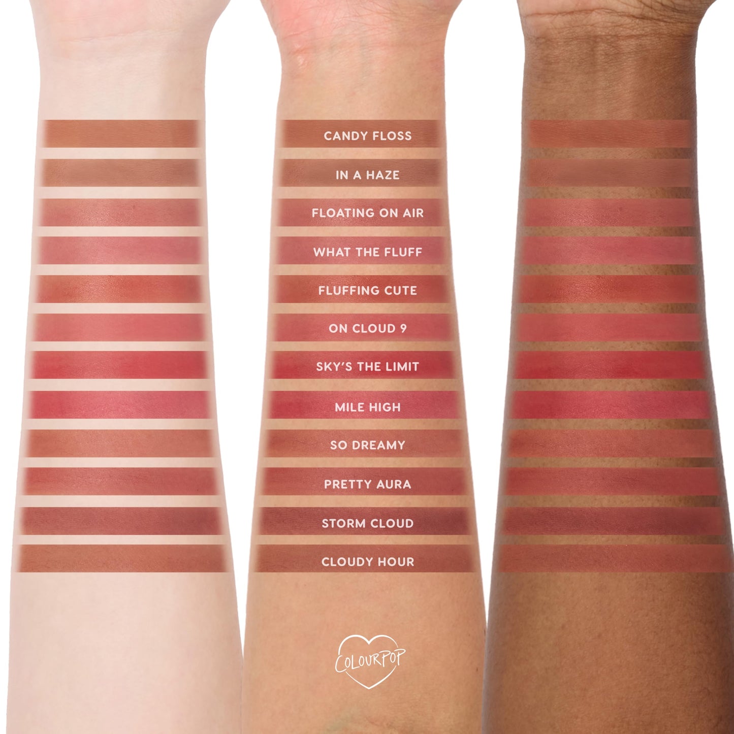 Colourpop Cloud Whip Liquid Lipstick for Women - Blurring Lip Stick with a Soft Finish - Infused with Marshmallow, Cloudberry & Hyaluronic Acid - Creamy & Non-Drying - Storm Cloud (0.12 Fl oz)