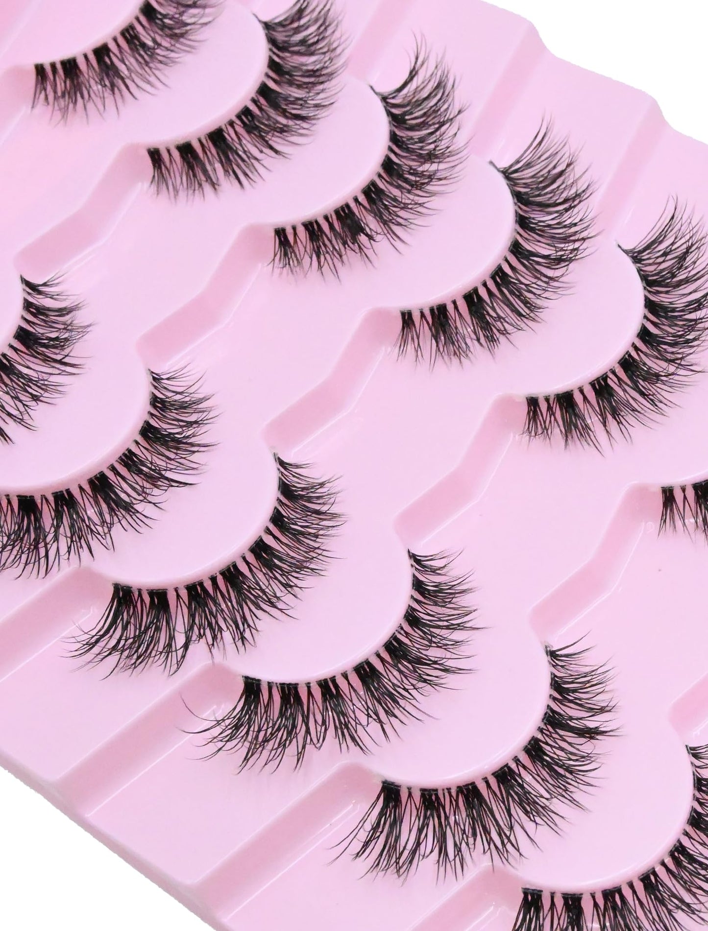 Ukrizi False Eyelashes Cat Eye Lashes Wispy Lashes Fake Lashes Natural Lashes Fake Eyelashes Natural Eyelashes Mink Lashes K4 Beauty and Personal Care Ukrizi