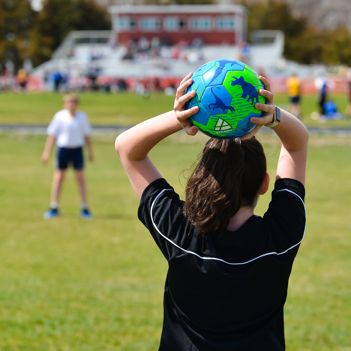 Vizari Dino Soccer Ball | Premium Synthetic Youth Training Gear | Ideal for Indoor & Outdoor Play | Great Gift for Soccer Enthusiasts
