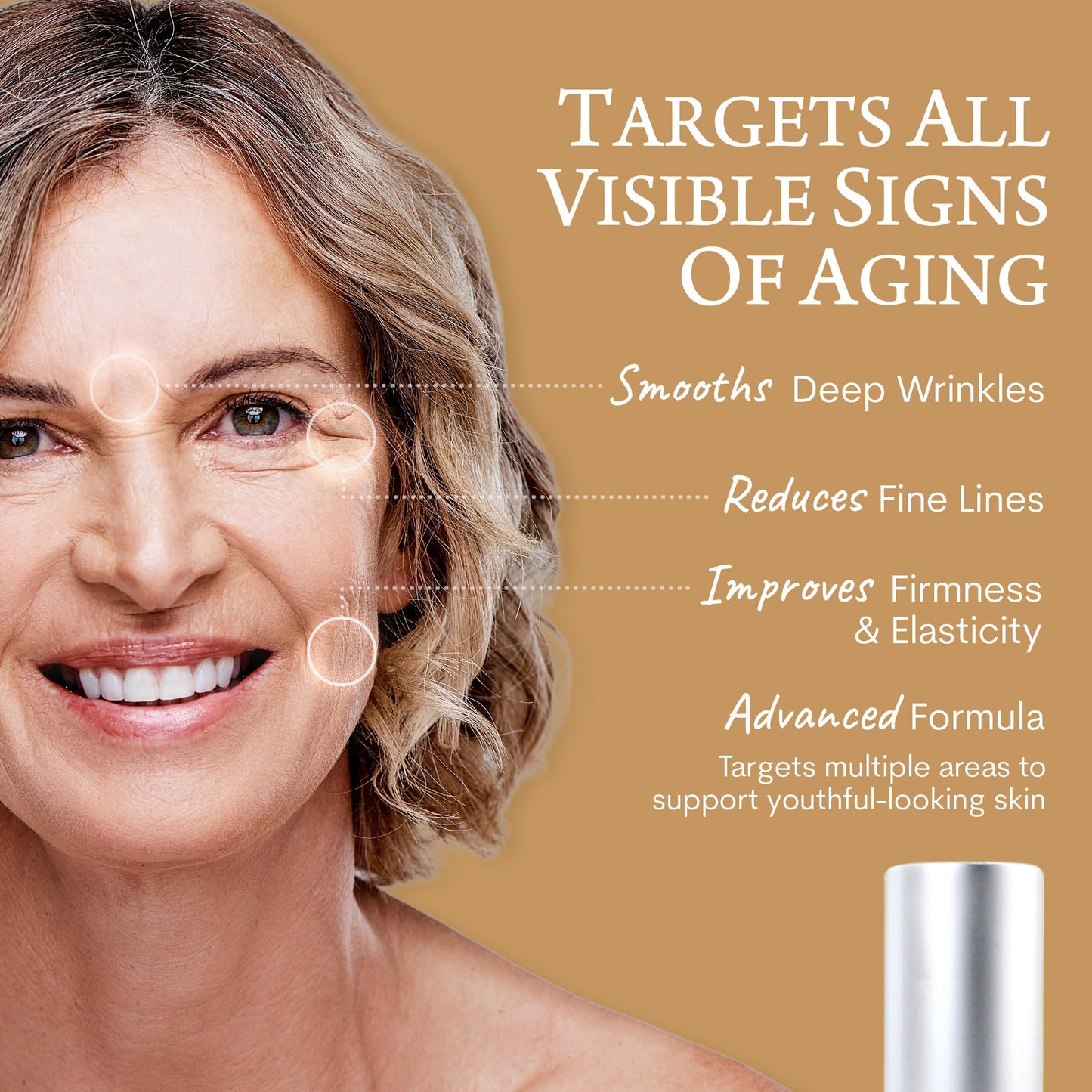 Biologic MaxiLift Instant Face Lift Serum - Skin Tightening Face Serum for Women Eyes, Firms and Smooths Sagging Skin, Fine Lines & Wrinkles - 0.5 Fl