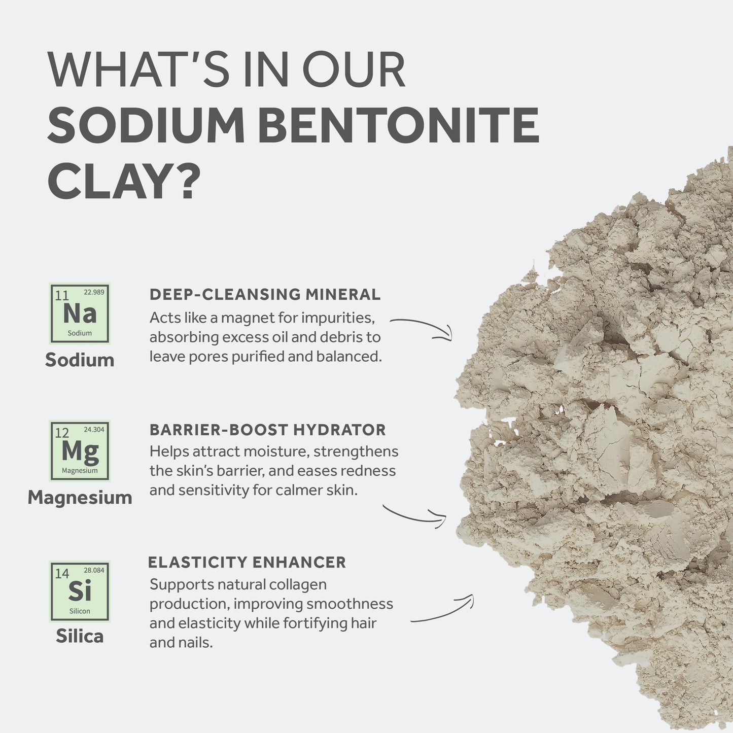 FOSSIL POWER Bentonite Clay Food Grade Powder 2 Lb - Natural Heavy Metal Detox & Pore Cleansing | Indian Healing | DIY Hair & Facial Mask Treatment